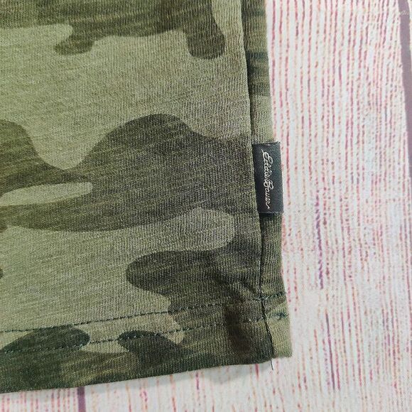 Boys' Eddie Bauer green camouflage t-shirt L (14/16) - Picture 3 of 5